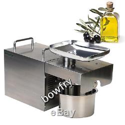 Commercial and Home Use Automatic Oil Press Machine Stainless Steel Oil Expeller
