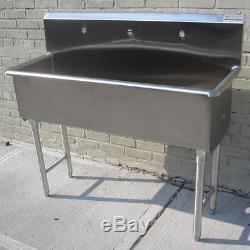 Custom Made Hand Sink Commercial Stainless Steel Kitchen Sink Size 3 Feet