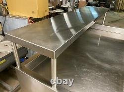 Delfield Commercial 2 Door Stainless Steel Work Prep Table Freezer on Casters