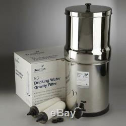 Doulton British Berkefeld Stainless Steel Gravity Water Filter System