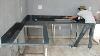 Easy Kitchen Granite Installation On Stainless Steel Frame Complete Cooking Table