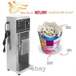 Electric Auto Ice Cream Machine Blizzard Maker Shaker Blender Commercial Mixer