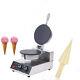 Electric Commercial 110v Nonstick Ice Cream Waffle Cone Baker Maker Machine