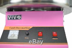 Electric Commercial Cotton Candy Machine / Floss Maker Pink VIVO CANDY-V001