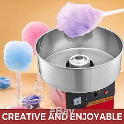 Electric Commercial Cotton Candy Machine / Floss Maker Red VEVOR