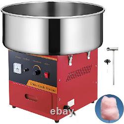 Electric Commercial Cotton Candy Machine Red Sugar Floss Maker Party Carnival