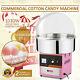 Electric Cotton Candy Machine Pink Floss Carnival Commercial Maker Party