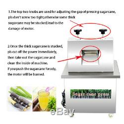 Electric Sugarcane Ginger Press Machine Commercial Juicer Stainless Steel