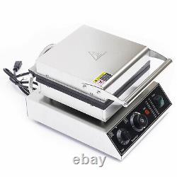 Electric Waffle Maker Commercial Stainless Steel Non-stick Pans Baker Maker1500W