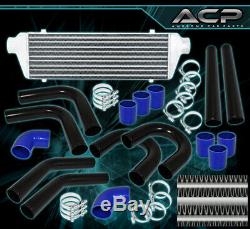Fimc Turbo Intercooler+Silicone Coupler Hose+Piping Kit+Stainless Steel Clamps