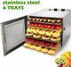 Food Dehydrator 6 Tier Stainless Steel-fruit Jerky Meat Dryer Blower Commercial