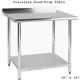 Food Prep Table Stainless Steel 30 X 36 Commercial Restaurant Work Tables
