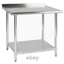 Food Prep Table Stainless Steel 30 x 36 Commercial Restaurant Work Tables