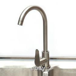 Freestanding Kitchen Sink Commercial Utility Sink with 2 Filters Stainless Steel
