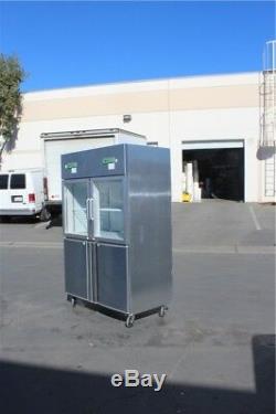Freezer and Refrigerator 4 Door Commercial Combo Cooler Restaurant Equipment NEW