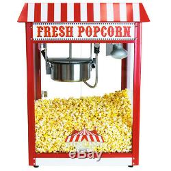 Funtime FT8000CP 8 OZ Commercial Carnival Bar Style Popcorn Popper Machine