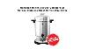 Hamilton Beach D50065 Commercial 60 Cup Stainless Steel Coffee Urn Silver