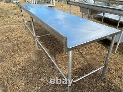 Heavy Duty 10' x 30 Commercial Stainless Steel Kitchen Prep Work Table NSF