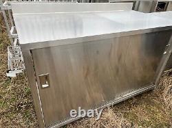 Heavy Duty 60 x 30 Commercial Stainless Steel Work Table Enclosed Cabinet NSF
