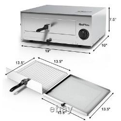 Home Kitchen Pizza Oven Stainless Steel Counter Top Snack Pan Bake Commercial