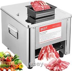 Hottoby Stainless Steel Meat Cutter Machine Commercial Electric Meat Slicing