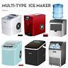 Ice Maker Commercial Compact Countertop Ice Cube Maker Up To 26lbs/33lbs/100lbs