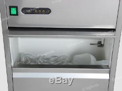 Ice Maker Commercial Electric Automatic Countertop 60LBS/day Bullet Ice Machine