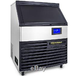 Ice Maker Ice Cube Machine 120Kg/265Lb 24H Commercial Auto-control Microcomputer