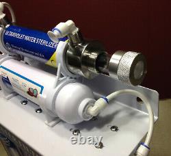 KUF-5 Ultra Filtration/UF+Ultraviolet/UV Under Sink 5 Stage Water Filter System