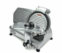 KWS Premium Commercial 320W Electric Meat Slicer 10 with Teflon Blade