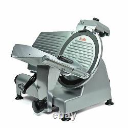KWS Premium Commercial 420W Electric Meat Slicer 12 with Teflon Blade