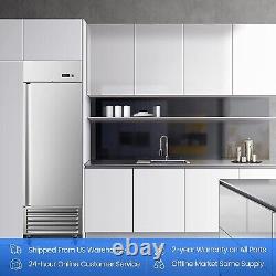 Kichking 27 Commercial Stainless Steel Reach-in Refrigerator 23 Cu. Ft ETL NSF