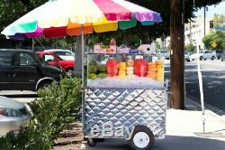 Kiosk Vending Vendor Food Cart Fruit Street Carrito Frutas Portable Commercial