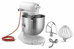 KitchenAid 8 Quart Commercial Stand Mixer (NSF Certified) White