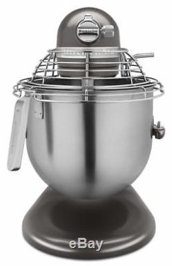 KitchenAid Commercial 8 Quart Bowl-Lift Stand Mixer with Bowl Guard Dark Pewte