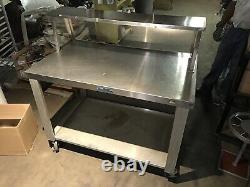 Kitchen Work Table Stainless Steel Commercial Food Prep Table