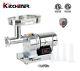 Kitchener #8 Commercial Grade Electric Stainless Steel Meat Grinder 1/2 Hp 3