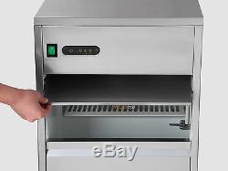 Large Commercial Stainless Steel Ice Maker Auto 120 lbs/day Bullet Machine 110V