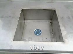 Large Stainless Steel Commercial Fish and Crab Cleaning Table