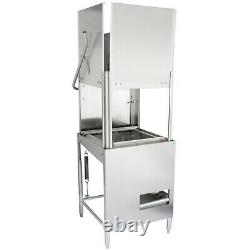 Low Temp Single Door-Type Stainless Steel Commercial Restaurant Dishwasher 115V