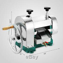 Manual Sugar Cane Press Juicer Juice Machine Commercial Extractor Mill