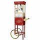 Matinee Style Popcorn Popper And Cart Concessions Commercial Machine 8 Ounce Oz