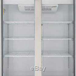Maxx Cold 54in 49cf Commercial Two 2 Door Reach-In Stainless Refrigerator Cooler