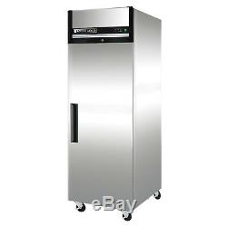 Maxx Cold Single 1 Door Stainless Steel Commercial NSF Refrigerator Cooler 23cf