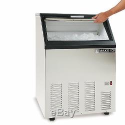 Maxx Ice 130lb Energy Star Commercial Undercounter Clear Ice Cube Maker Machine