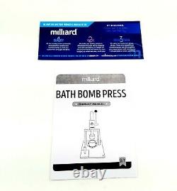 Milliard Bath Bomb Press Stainless Steel Manual for DIY and Commercial Use