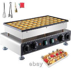 Mini Dutch Pancake Baker 50PCS Commercial Waffle Maker Machine 1.8in Nonstick