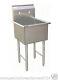 New 18x18 Sink 1 Compartment Mop Stainless Steel Nsf #7002 Commercial Restaurant