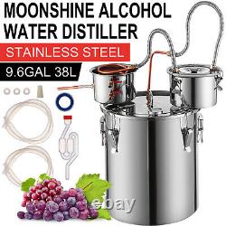 NEW 3 Pot 9.6 Gal 38L Moonshine Still Distillery Kit Water Alcohol Distiller