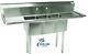 New 50 Stainless Steel Sink 3 Compartment Commercial Kitchen Bar Restaurant Nsf
